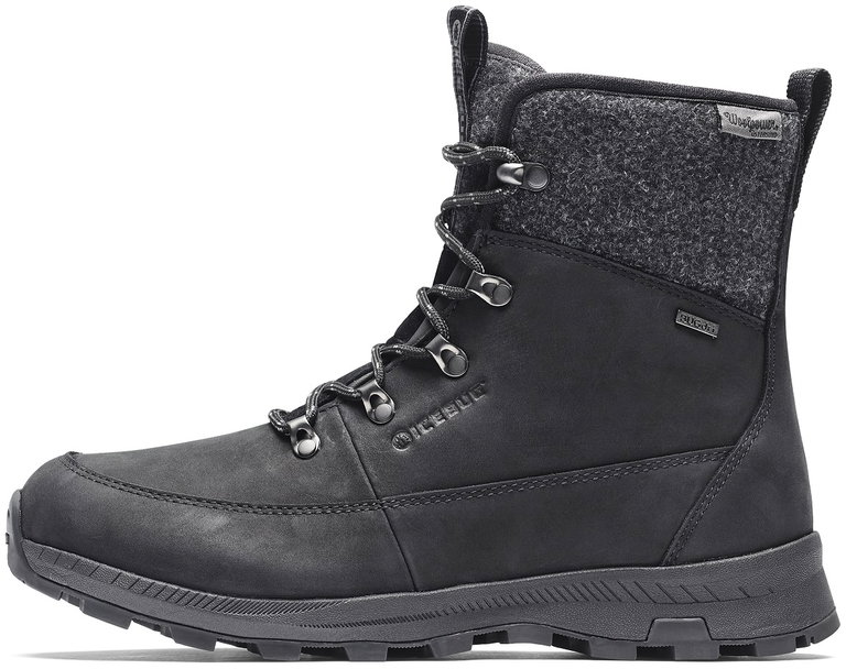 Icebug Winter Shoes Adak Woolpower Michelin Wic (BUGdri® membrane, Primaloft® Bio insulation) black Women